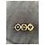 Fermaglio Chanel Portafortuna in metallo dorato Nero Gold hardware - vista 2