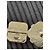 Fermaglio Chanel Portafortuna in metallo dorato Nero Gold hardware - vista 4