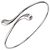 Bracciale rigido Tiffany & Co. Double Teardrop Argento