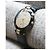 Autre Marque Relógio Quartz Rado Coupole ref. 129.4075.4 Preto Dourado - vista 12