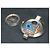 Autre Marque Relógio Quartz Rado Coupole ref. 129.4075.4 Preto Dourado - vista 4