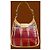 Borsa a mano Gucci Jackie stampa geometrica Marrone Rosso - vista 3