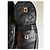 Mocassini Chanel in pelle nera trapuntata con logo CC Nero - vista 3