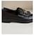Mocassini Chanel in pelle nera trapuntata con logo CC Nero - vista 6