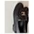 Mocassini Chanel in pelle nera trapuntata con logo CC Nero - vista 7