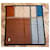 Carré en soie Yves Saint Laurent Motif Géométrique Marron Noir Bleu Beige  - vue 4