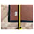 Carré en soie Yves Saint Laurent Motif Géométrique Marron Noir Bleu Beige  - vue 5