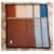 Carré en soie Yves Saint Laurent Motif Géométrique Marron Noir Bleu Beige  - vue 7
