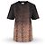 Camiseta Saint Laurent estampado leopardo degradado Castaño Estampado de leopardo - vista 13