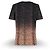 Camiseta Saint Laurent estampado leopardo degradado Castaño Estampado de leopardo - vista 3