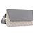 Pochete GUCCI GG Supreme em PVC Branco Prata 353435 Auth ka5268A