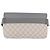 Pochete GUCCI GG Supreme em PVC Branco Prata 353435 Auth ka5268A - vista 2