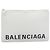 Clutch BALENCIAGA in pelle bianco argento 529313 Auth 192768 - vista 13