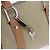 Borsa Christian Dior in tela beige argento Auth ka5216A - vista 10