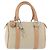 Borsa Christian Dior in tela beige argento Auth ka5216A - vista 13