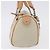 Borsa Christian Dior in tela beige argento Auth ka5216A - vista 4