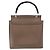 Borsa a mano GUCCI Bamboo in pelle marrone oro 001 1118 1886 Auth ka5245 - vista 2
