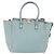 Borsa a mano VALENTINO in pelle 2way Azzurro oro Auth BA14317 D'oro Blu chiaro - vista 13