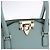 Borsa a mano VALENTINO in pelle 2way Azzurro oro Auth BA14317 D'oro Blu chiaro - vista 20