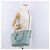 Borsa a mano VALENTINO in pelle 2way Azzurro oro Auth BA14317 D'oro Blu chiaro - vista 26