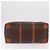 Céline CELINE Borsa Boston in Tela Macadam PVC Pelle Marrone Oro Auth fm5391 D'oro - vista 5