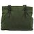 PRADA Nylon Tote Bag mit Kunststoffkette Grün Authentisch 192297 - Ansicht 13