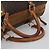Céline Borsa Boston CELINE Macadam Canvas PVC Pelle 2 Set Marrone Oro Auth 190000 D'oro - vista 6