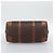 Céline Borsa Boston CELINE Macadam Canvas PVC Pelle 2 Set Marrone Oro Auth 190000 D'oro - vista 7