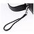 Marsupio Salvatore Ferragamo Gancini in pelle nero argento ka5295A - vista 8