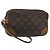LOUIS VUITTON Monogram Marly Dragonne PM Clutch M51827 LV Auth 192190 Monogramma