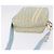 Sac à bandoulière Christian Dior Trotter Canvas PVC Bleu Clair Argent Auth BA14424 Argenté - vue 7