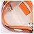 Borsa a tracolla GUCCI Web Sherry Line in pelle Arancione Argento 821831 Auth bs36086M - vista 10