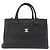 Borsa Tote CHANEL Neo Executive in pelle caviar 2way Nero Oro CC Auth yk20629SAM D'oro - vista 13