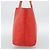 Bolso Tote LOEWE de piel rojo oro Auth fm5379 Roja Dorado - vista 4