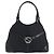 Borsa GUCCI Interlocking G in tela nero argento 114875 Auth 192188V - vista 13