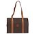 Céline Borsa a tracolla CELINE Macadam Canvas PVC Pelle Marrone Oro Auth ka5258 D'oro - vista 13