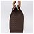 Céline Borsa a tracolla CELINE Macadam Canvas PVC Pelle Marrone Oro Auth ka5258 D'oro - vista 4