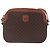 Céline Bolsa de Ombro CELINE Macadam Canvas PVC Couro Marrom Ouro Auth BA14318 Dourado - vista 13