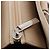 Borsa a mano BURBERRY in pelle beige argento Auth ka5220A - vista 10
