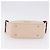 Borsa a mano BURBERRY in pelle beige argento Auth ka5220A - vista 5
