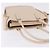 Borsa a mano BURBERRY in pelle beige argento Auth ka5220A - vista 6