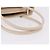 Borsa a mano BURBERRY in pelle beige argento Auth ka5220A - vista 7