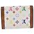 LOUIS VUITTON Münzbeutel Pla Coin Purse Multicolor Weiß M92657 Auth 192115A - Ansicht 2