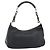 Borsa PRADA in pelle nera argento Auth 191866V Nero