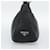 Borsa PRADA in pelle nera argento Auth 191866V Nero - vista 3