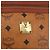 Clutch MCM Logogram Vicetos in pelle PVC Marrone Oro Auth gh2154 D'oro - vista 12