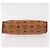 Clutch MCM Logogram Vicetos in pelle PVC Marrone Oro Auth gh2154 D'oro - vista 6