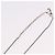 Collana Christian Dior con logo a cerchio di corda in metallo argento Auth SW2521 - view 12