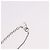 Collana Christian Dior con logo a cerchio di corda in metallo argento Auth SW2521 - view 13