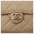 CHANEL Mini Mini Matelasse Charm Lamb Skin Beige CC Auth bs36151  - view 17